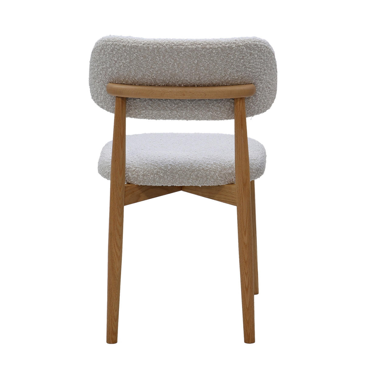ESSZIMMERSTUHL 2er Set 2er-set aus Stoff mit Eichenholz, beige - Beige/Naturfarben, Holz/Textil (48/78/51cm) - Giga Meubel
