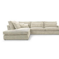ECKSOFA Comforto MINI CORD 280 x 224 cm Ausrichtung links - Creme, Textil (224/280cm) - AN-Moebel 4u