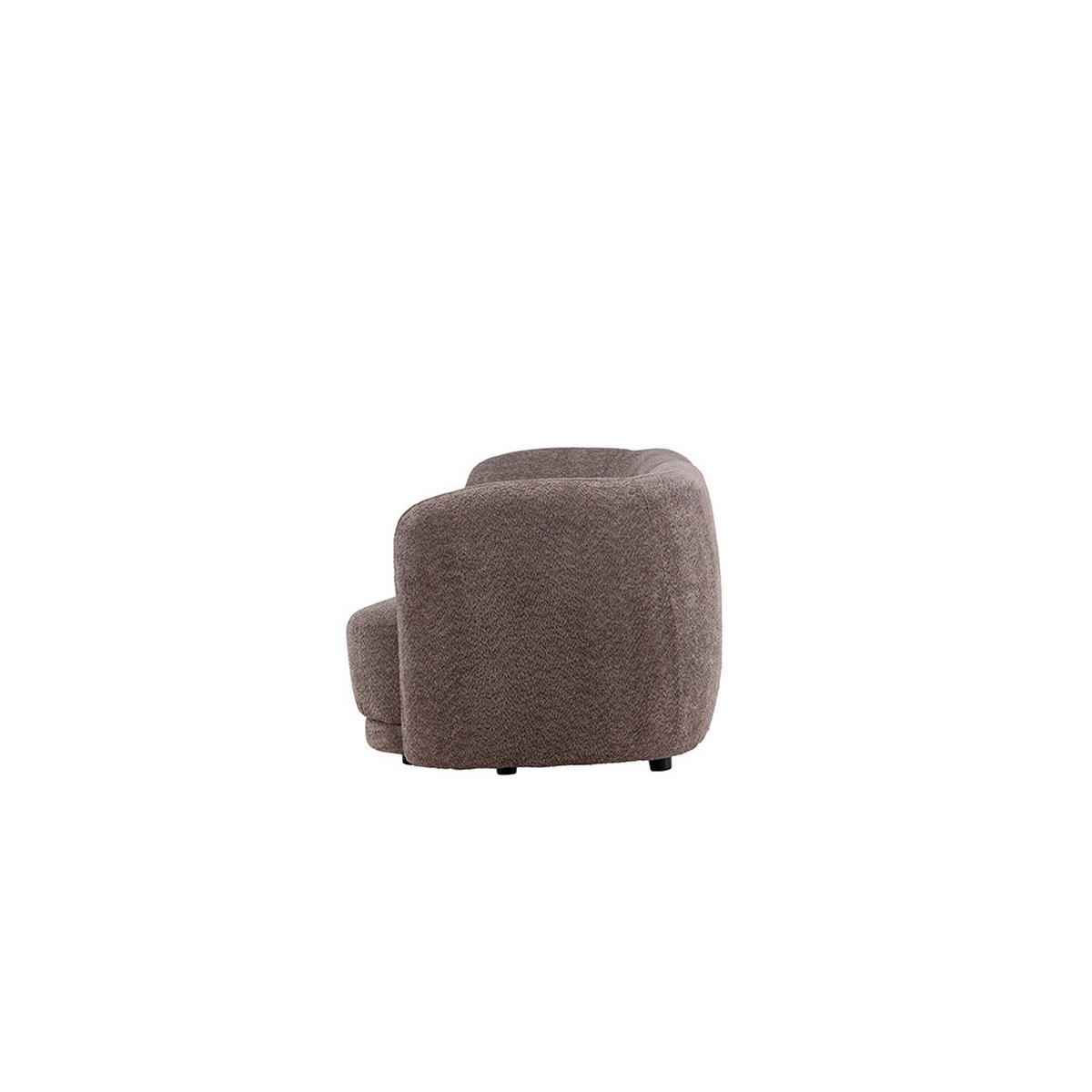SOFA, Cielo, Braun, Kunstfell, 268 x 91 x 80 cm - Braun, Textil/Fell (268/80/91cm) - ebuy24