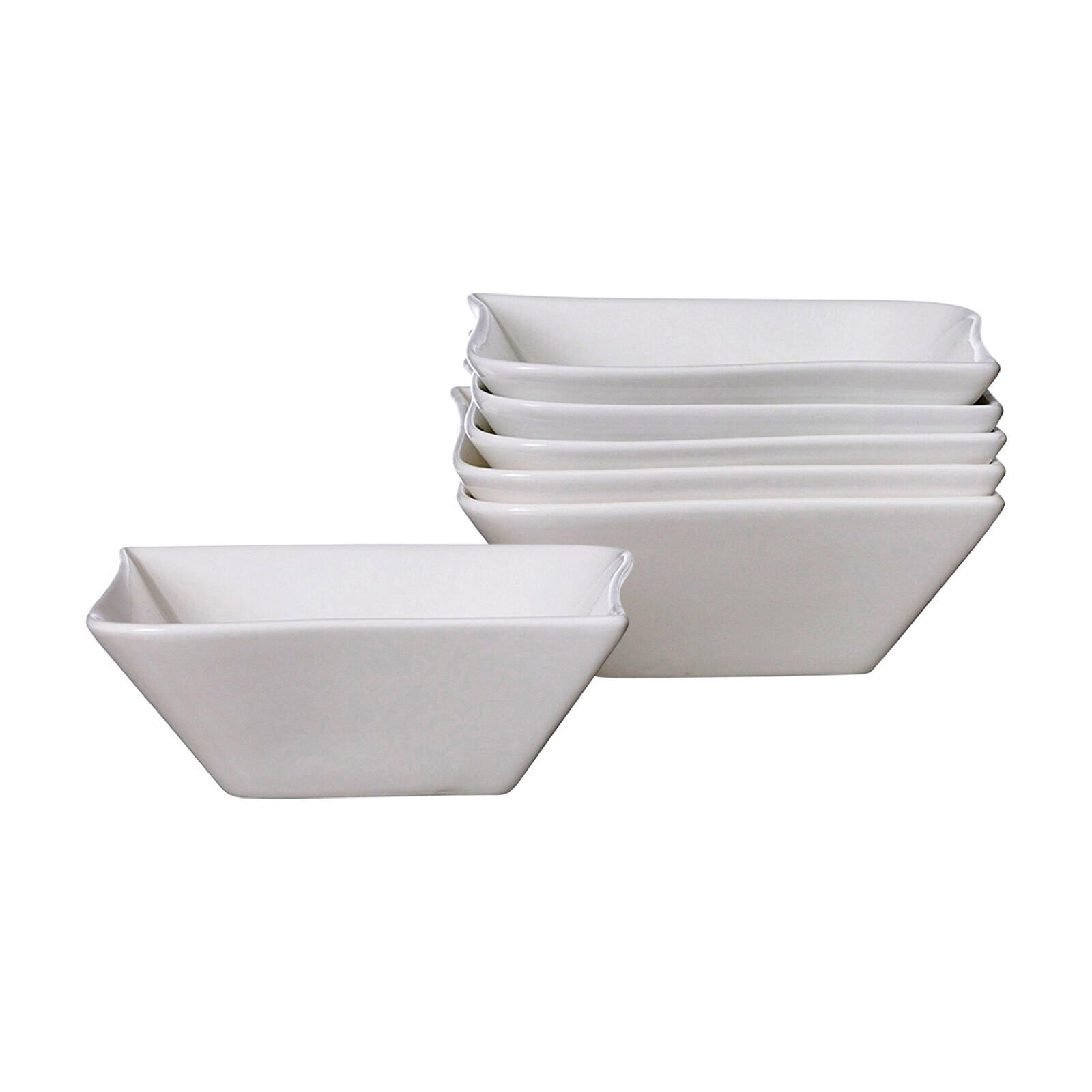 SERVIERSCHALEN Melodie weiß ø 18,5 cm 6er Set - Weiß, Keramik (18.5/5/18.5cm) - Ritzenhoff Breker