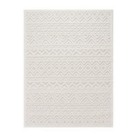 OUTDOORTEPPICH Boho Creme 160 x 160 cm - Creme, Kunststoff (160/160cm) - TT Home