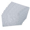 PLATZSETS, 10 Stück, Filz-Optik, hellgrau - 45 x 30 cm - Hellgrau, Textil (45/30/0.3cm) - Kesper