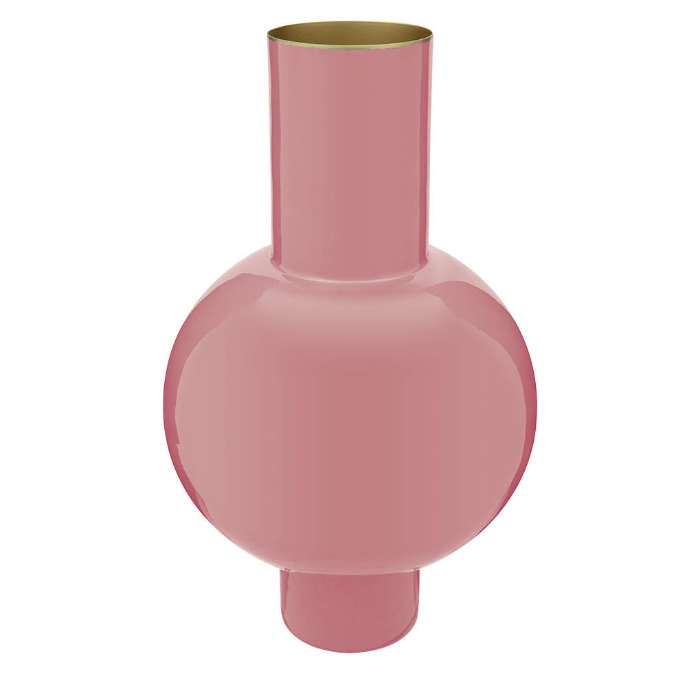 VASE Metal medium rosa 24x40 cm - Rosa, Metall (40cm) - Pip Studio