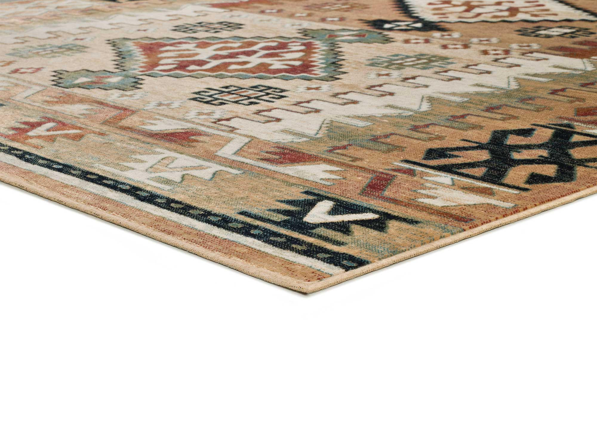 ORIENTTEPPICH Beige Antalia 135/195 cm - Beige/Multicolor, Textil (135/195cm) - Atticgo