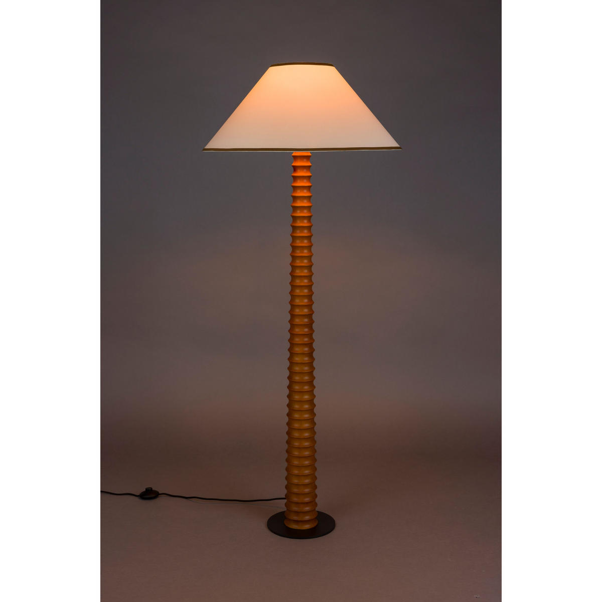 STEHLAMPE Horace - Braun, Holz (60/60/145cm) - Dutchbone