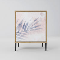 SIDEBOARD TIMELESS FLOAT, Eichefarben, 57,5x42x72,5 cm, Schwarze Metallfüße - Eichefarben/Multicolor, Holzwerkstoff/Metall (57.5/72.5/42cm) - SpaceRebels