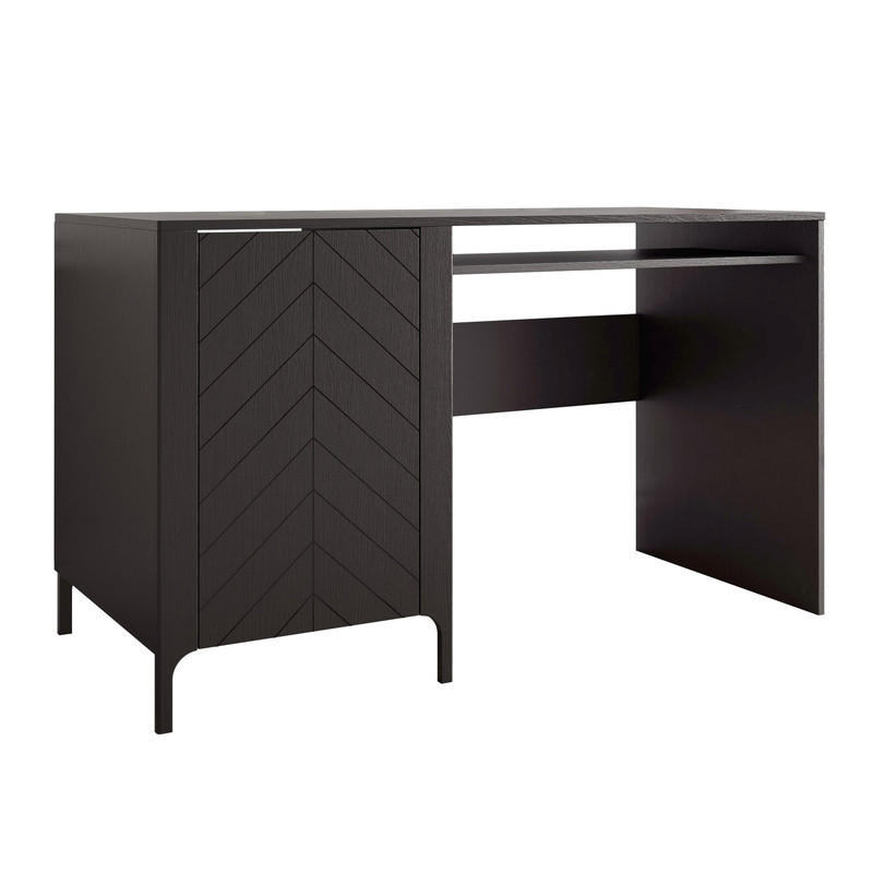 Idohome Schreibtisch Schwarz 135x78.1x60 cm