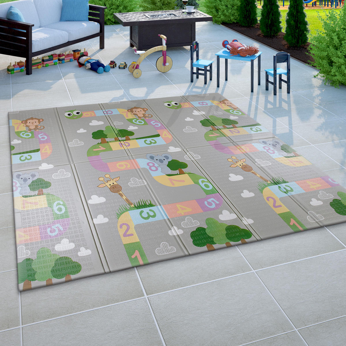 KINDERTEPPICH 150/200 cm Folding Mat 683 - Multicolor, Textil (150/200cm) - Paco Home
