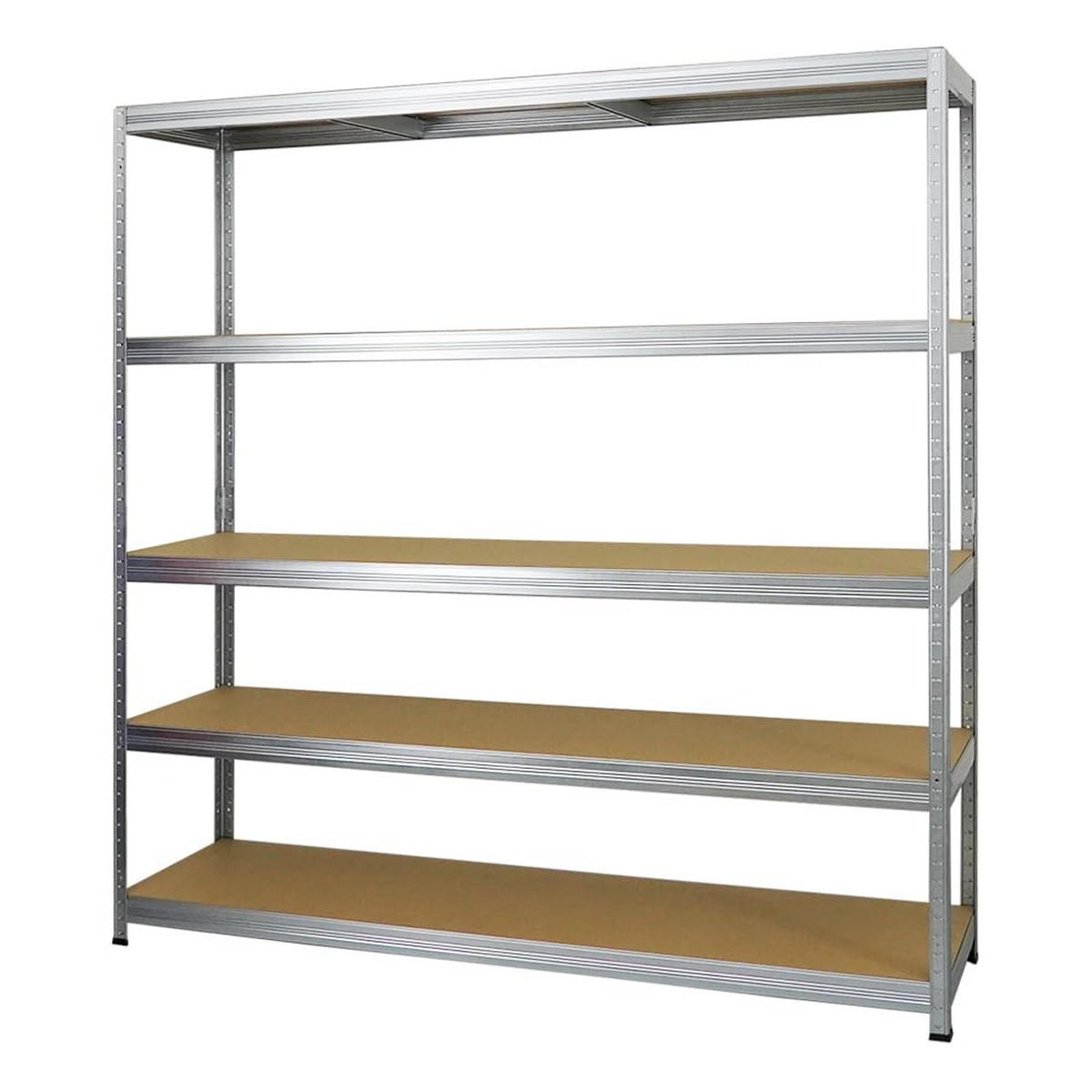 SCHWERLASTREGAL Giant Elephant 2er-Set mit 2x 180x180x45 cm Fachlast 200 kg Verzinkt - Silberfarben, Metall (360/180/45cm) - PROREGAL
