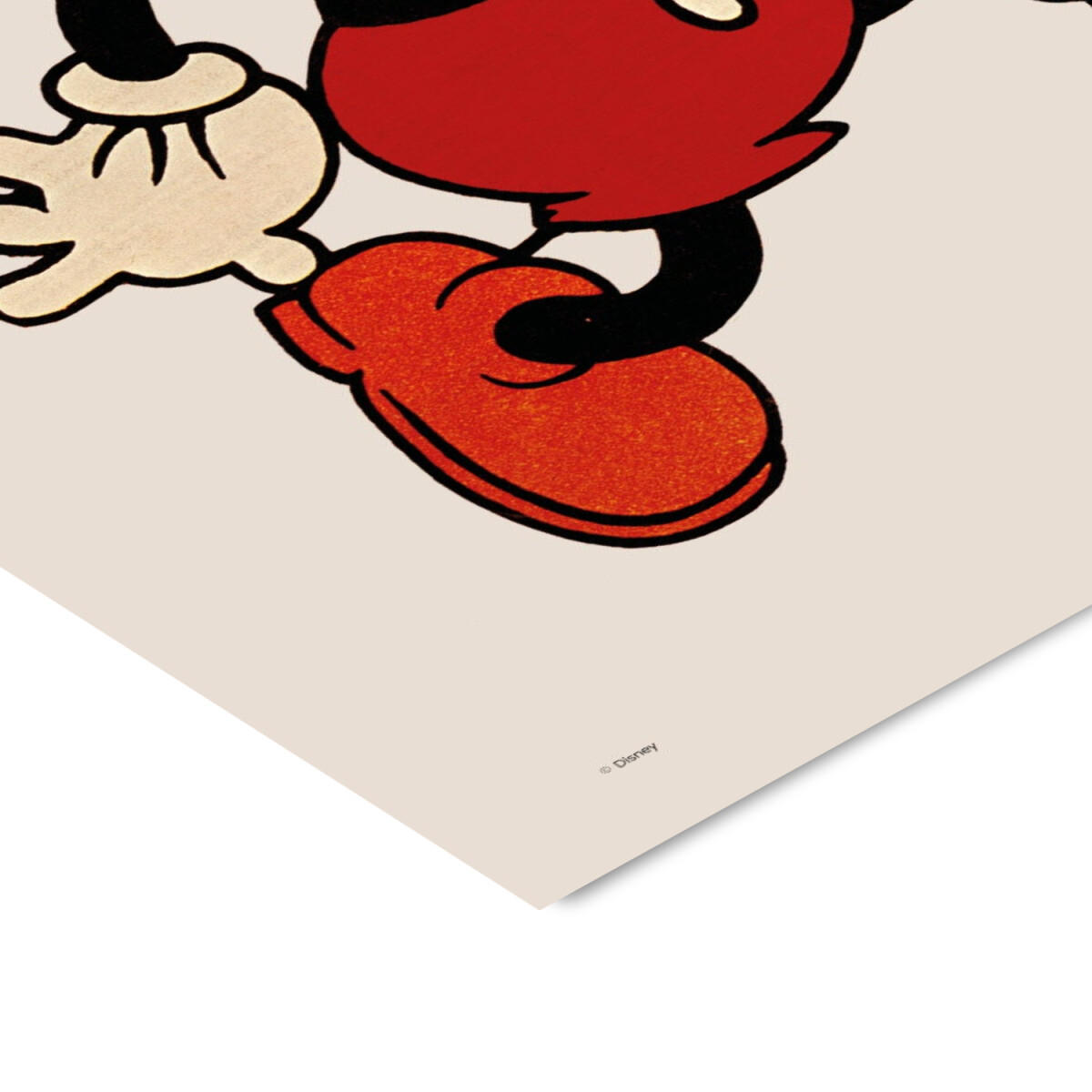 POSTER Disney - Mickey Mouse Vintage No. 01 - Beige, Papier (50/70/0.1cm) - Poster&Frame