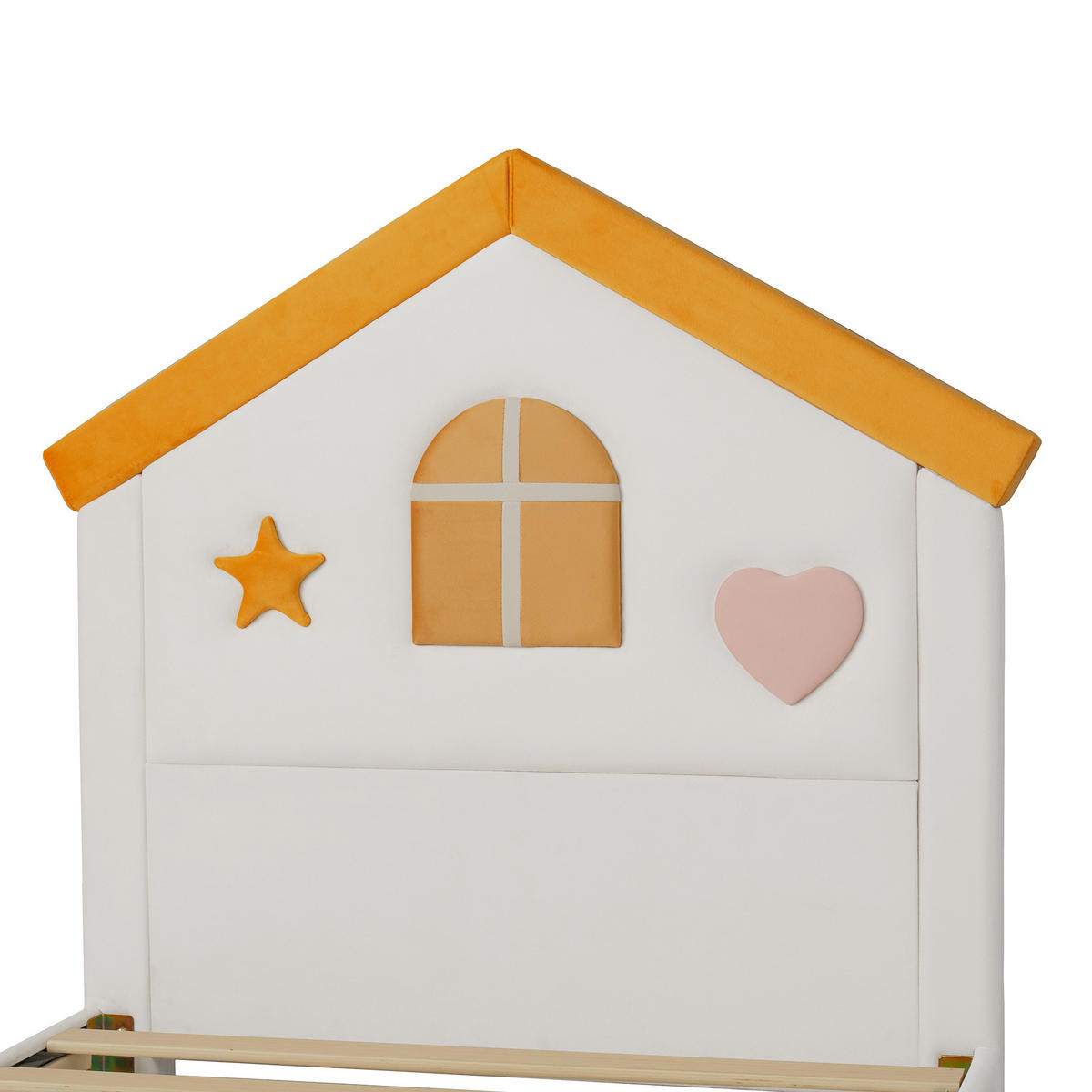 KINDERBETT 90/200 cm Beige - Beige, Textil