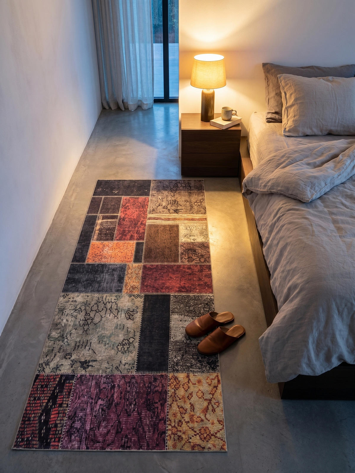 TEPPICH Flachgewebe Waschbar PIZOL in Bunt, im Patchwork-Stil, 80 x 250 cm - Multicolor, Textil (250/80cm) - KADIMA DESIGN
