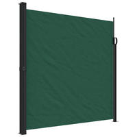 SEITENMARKISE Ausziehbar Dunkelgrün 200/500 Cm - Grün, Textil (200/500cm) - vidaXL