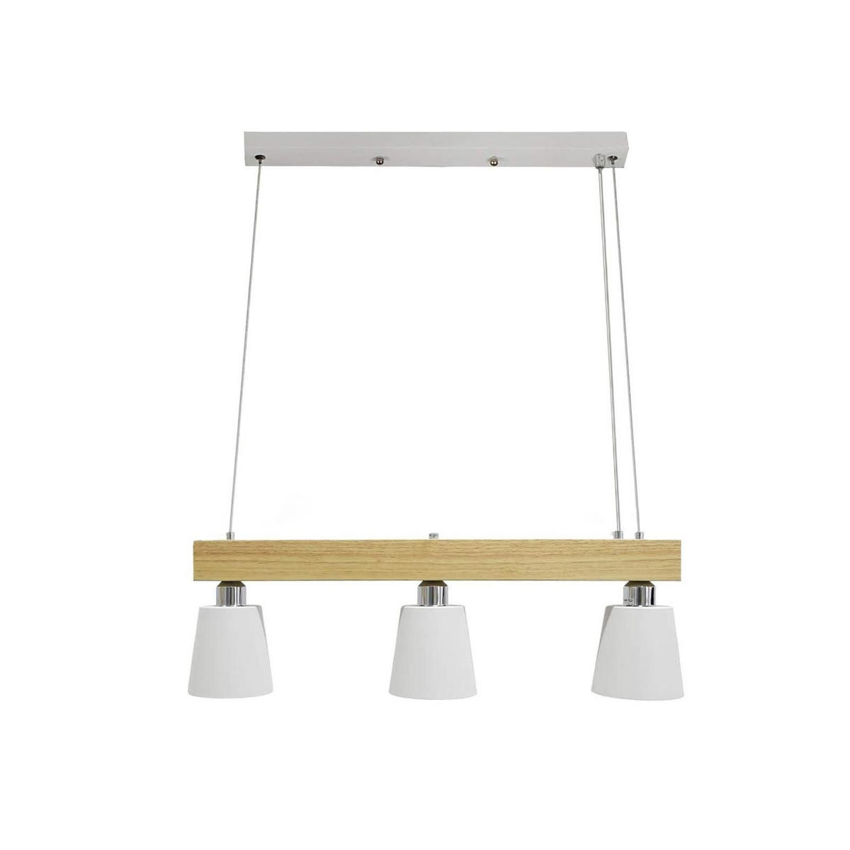 PENDELLEUCHTE Persephone 70/14/23 cm - Weiß, Metall (70/14/23cm) - ZMH