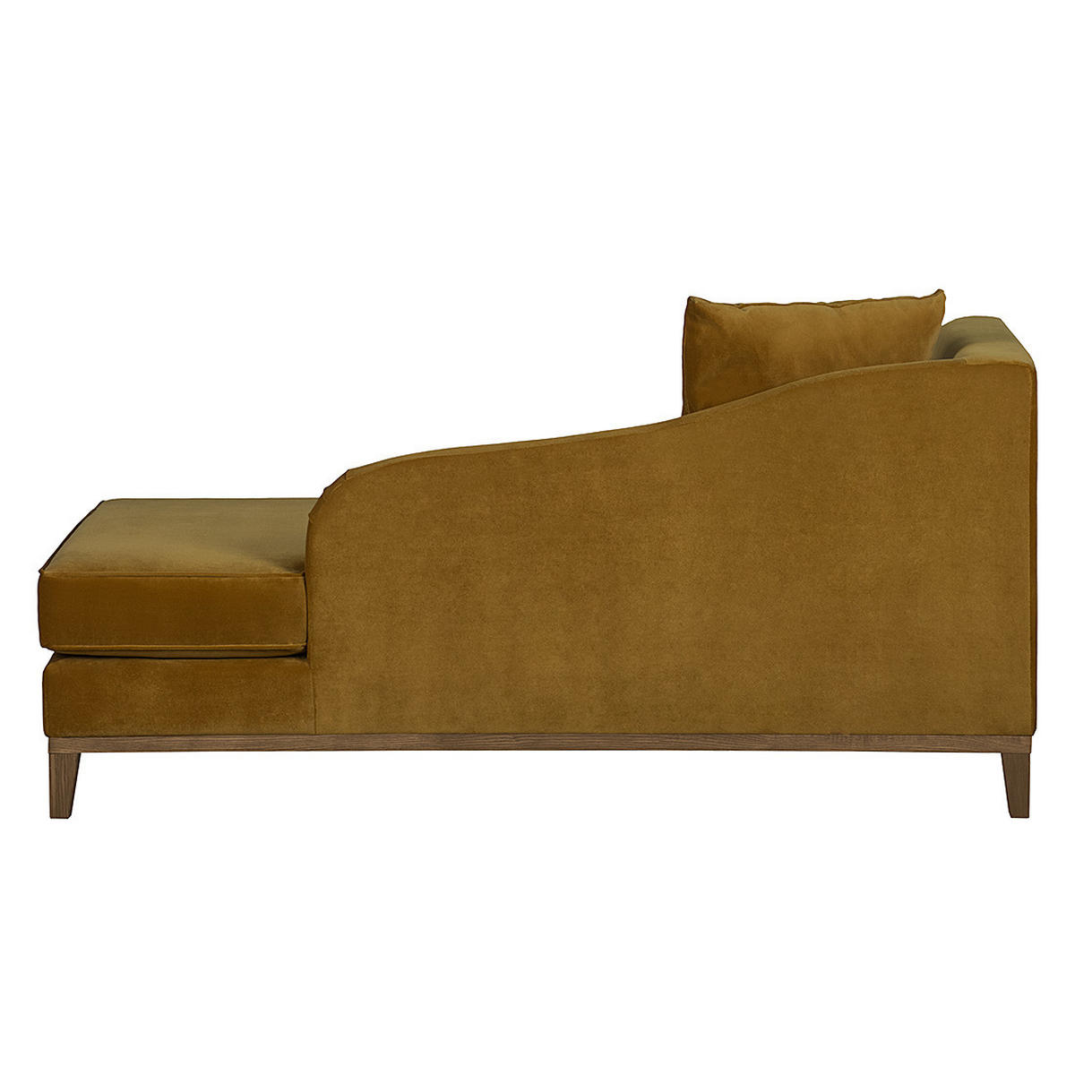 RECAMIERE - Gelb, Eichenholz/Textil (165/77/82cm) - home24