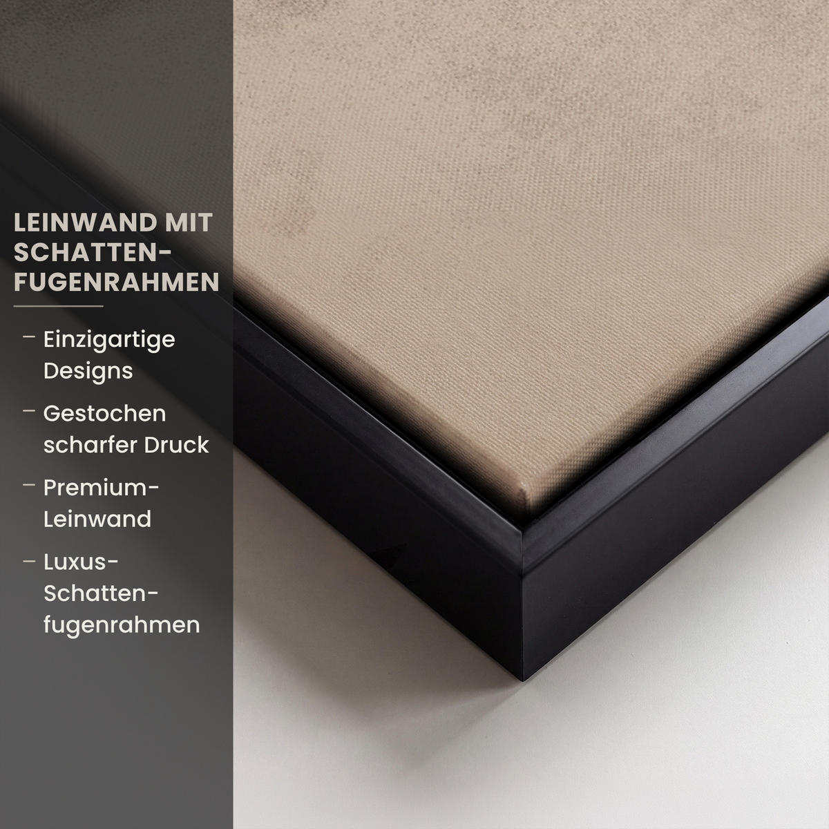 LEINWAND Bilder mit Rahmen - Vogel - Beige - Japanisch - 40x60 - Taupe, Textil (40/60cm) - MuchoWow