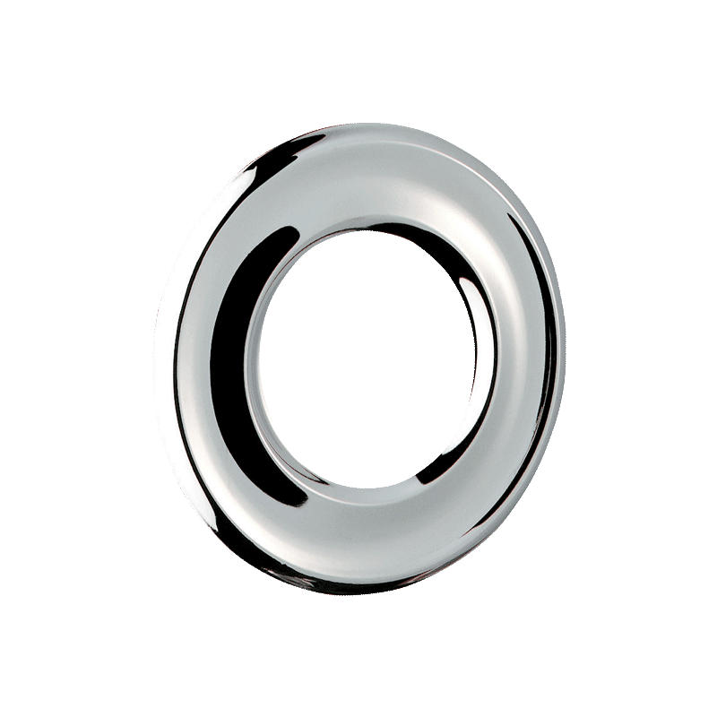 WANDROSETTE profiliert D55x27x2mm für Ventil G3/4B - Chromfarben, Metall (5.5/1/5.5cm) - Delabie