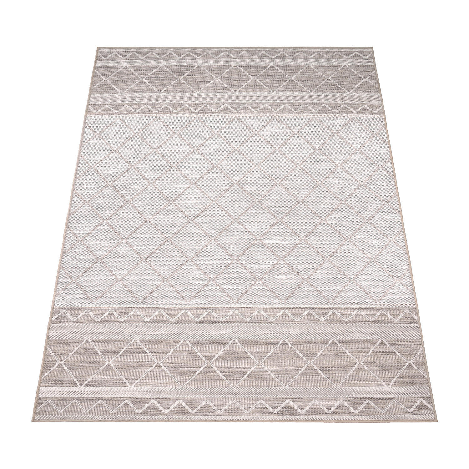 OUTDOORTEPPICH 60/100 cm Vermont 191 - Beige, Textil (60/100cm) - Paco Home