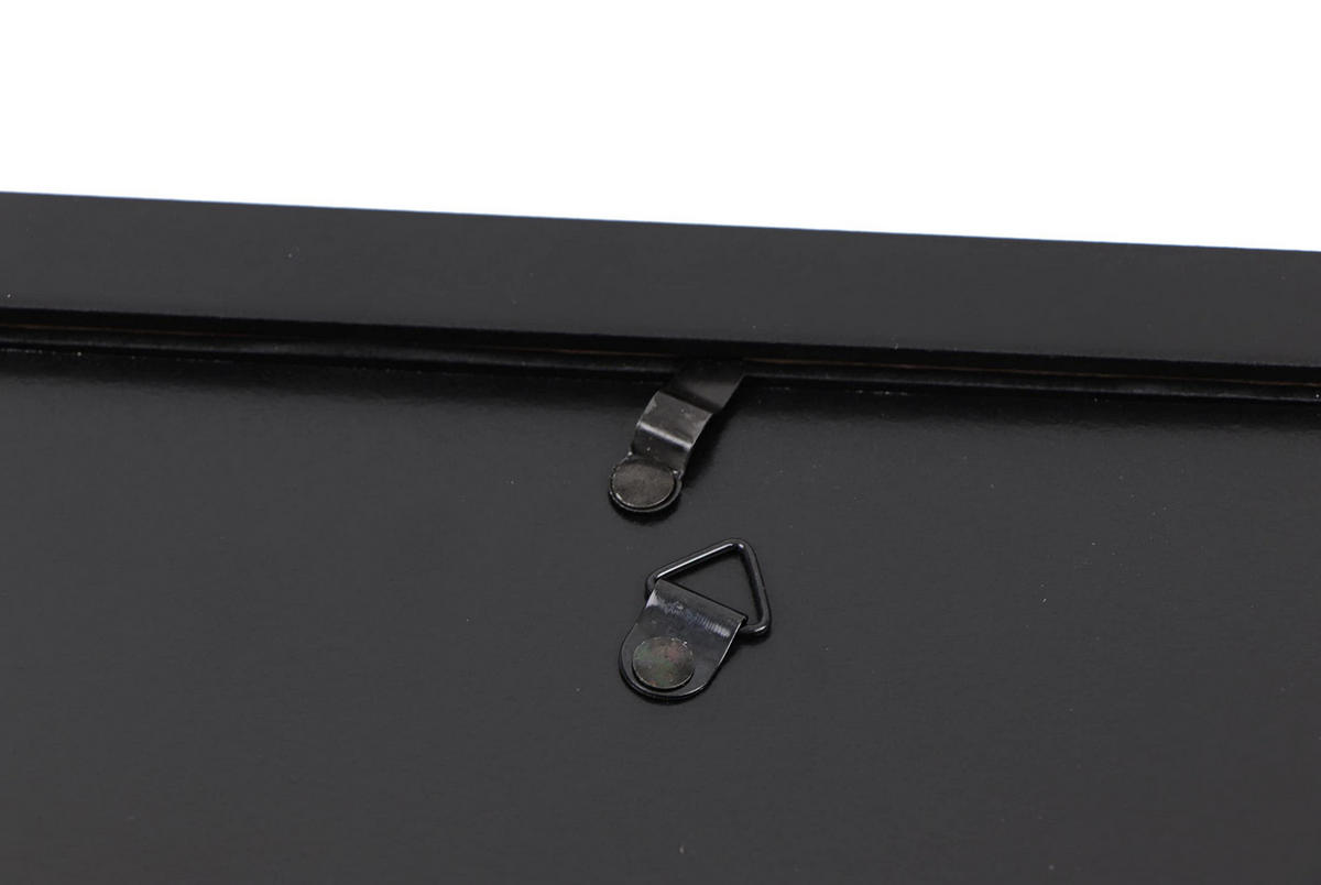 RAHMEN Set mit 6 aus MDF und Acrylglas Schutz und Aussteller für Fotografien, Bilder, Poster, Gemälde, Dekoration für Haus Farbe Schwarz A3 & A4 - Schwarz, Holz (29.7/3/42cm) - Nacnic