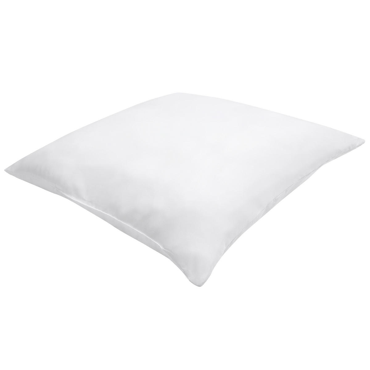 KOPFKISSEN 2er-Set Weiß 80/80 cm Errigal - Weiß, Textil (80/80cm) - Beliani