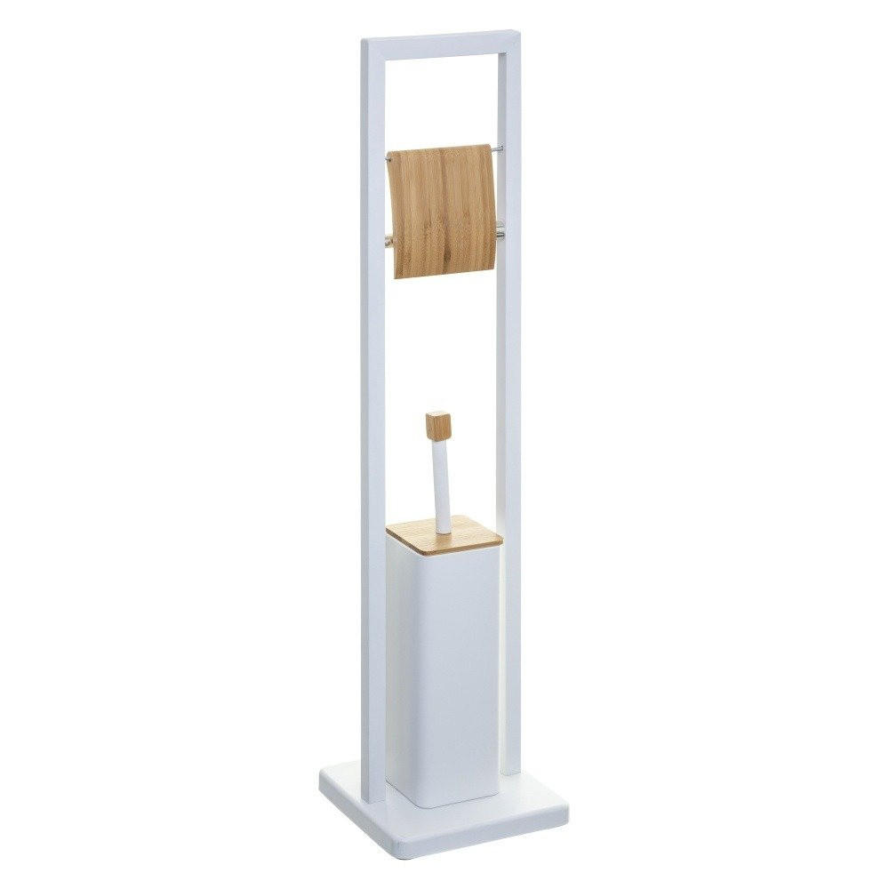 WC-BÜRSTE und Toilettenbürste 20/20/80 cm - Weiß, Metall (20/80/20cm) - 5five Simply Smart