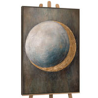 GEMÄLDE Wärme des Universums Schattenfugenrahmen Grau 140x100 cm - Grau, Holz (140/100cm) - YS-art gallery
