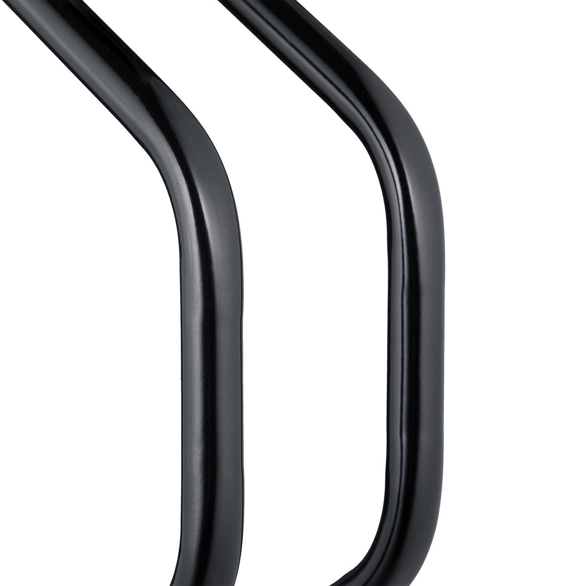 FAHRRADSTÄNDER - Schwarz, Metall (9/28.5/32.5cm) - Relaxdays