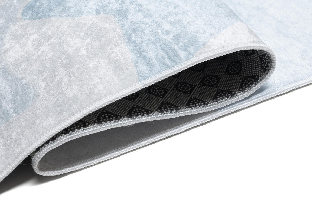 TEPPICH EMMA Blau 80/150 cm - Blau, Kunststoff (80/150cm) - Tapiso