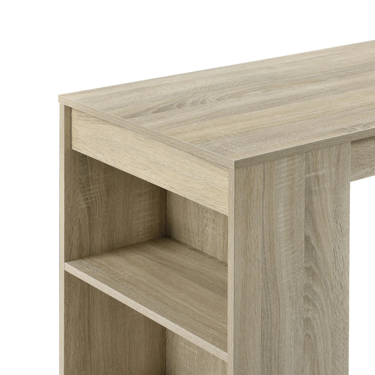 BARTISCH Kouvala - Eichefarben, Holzwerkstoff (110/103/50cm) - [en.casa]