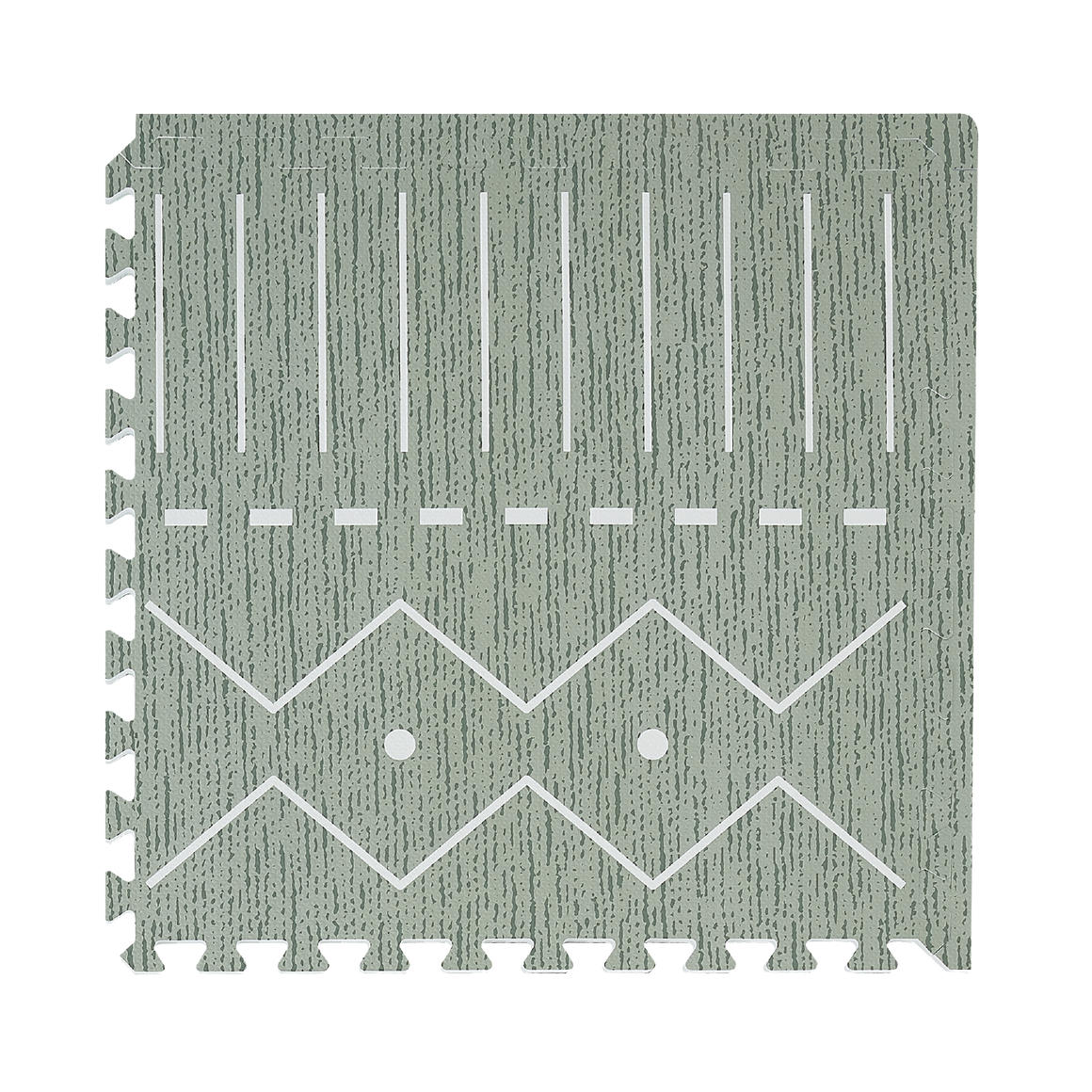 SPIELMATTE Berber Moss grün 120x180 - Grün, Kunststoff (120/180cm)