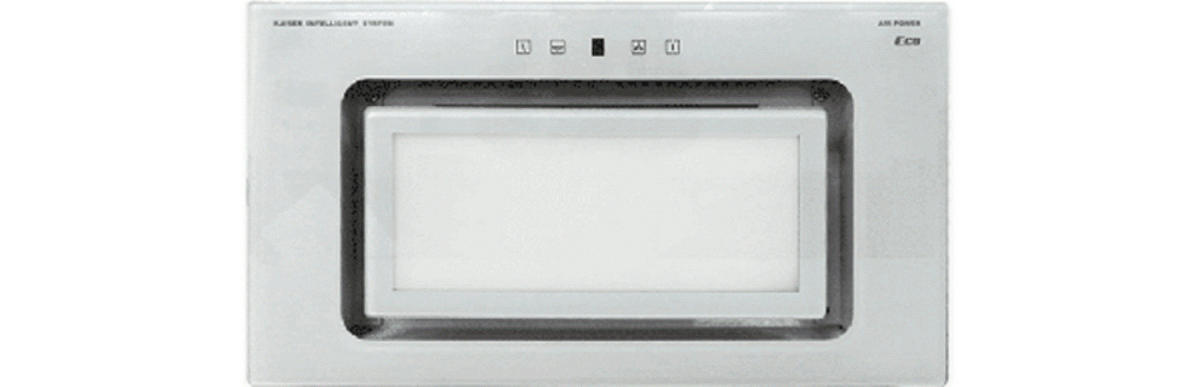 DUNSTABZUGSHAUBE EA 546 W Eco 52 cm Weißes Glas - Weiß, Glas/Metall (52/30.7/29.6cm) - Kaiser Küchengeräte