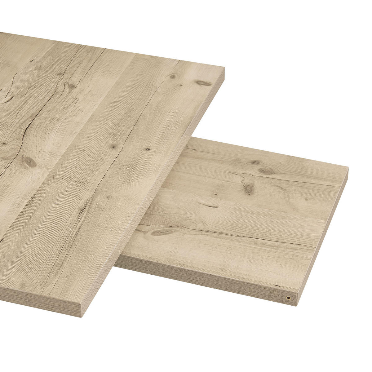 ESSTISCH SVEN 120-160/80/76 cm Sandeiche - Sandfarben, Holz (80/120/76cm) - B&D Home