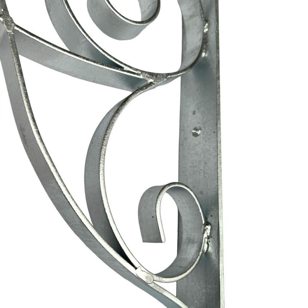 WINKELKONSOLE 50x50 cm Metall Feuerverzinkt - Grau, Metall (50/50/5cm) - DanDiBo