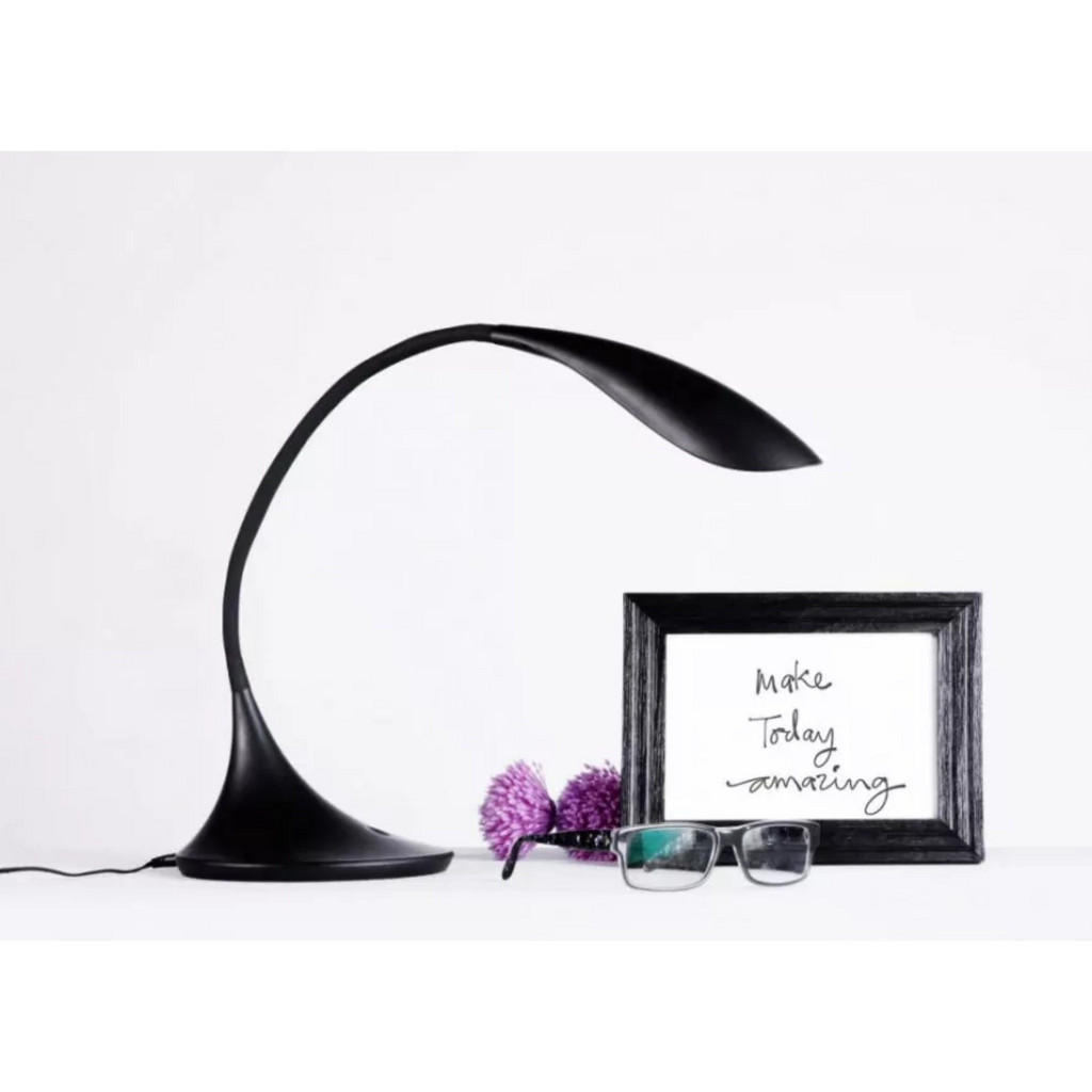Thumbnail - Konsimo® Tischlampe, Schwarz, Kunststoff, 17x37.5x22 cm, Lampen & Leuchten, Innenbeleuchtung, Tischlampen, Tischlampen