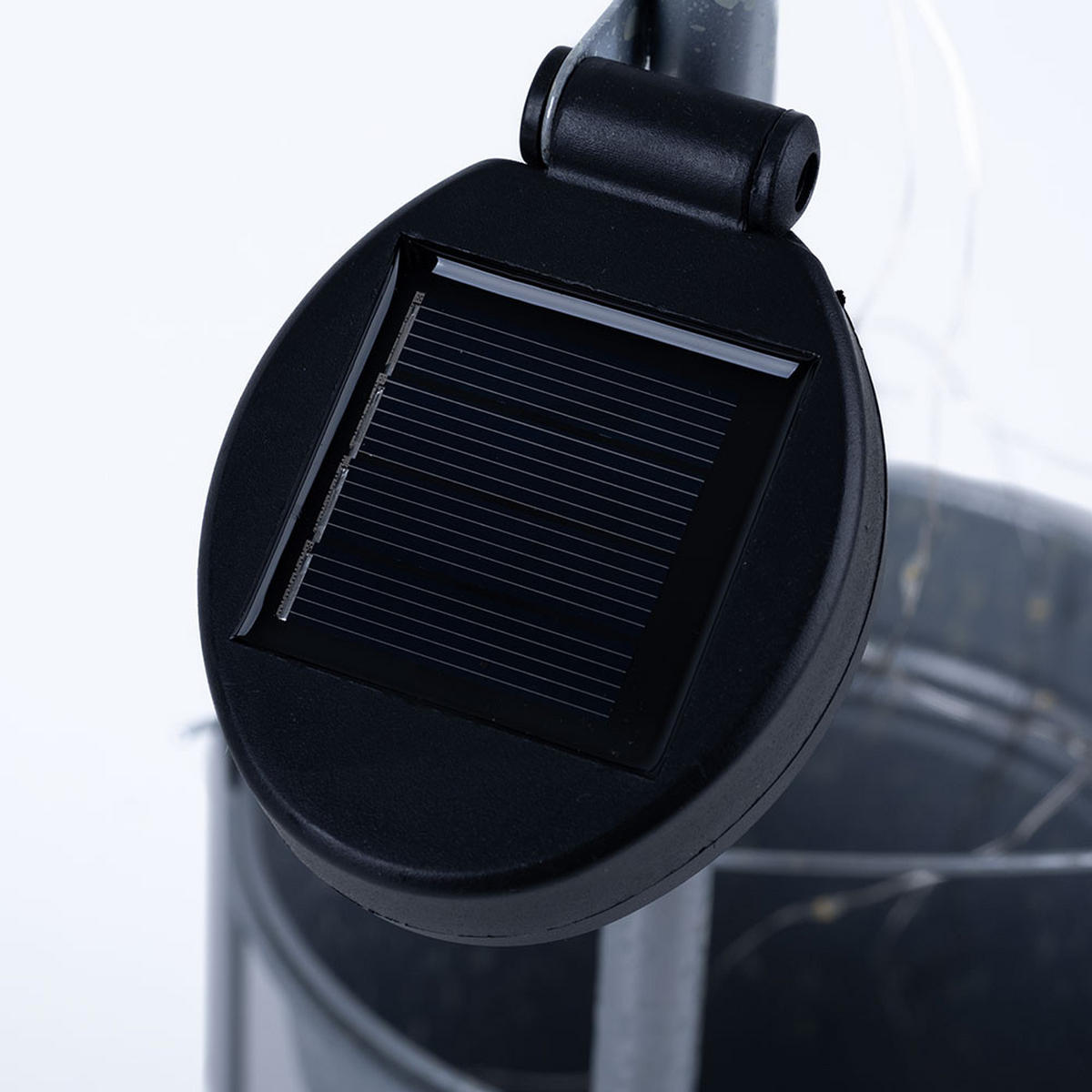 LED AUSSENLEUCHTE Solar Wasserhahn Silber - Silberfarben, Metall (17/16/62cm)