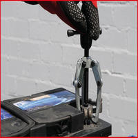 KS TOOLS Polklemmen-Abzieher 3-armig mit Knebel, M10x80mm ( 700.1168 ) - Multicolor, Kunststoff (137/77/65cm) - KS Tools