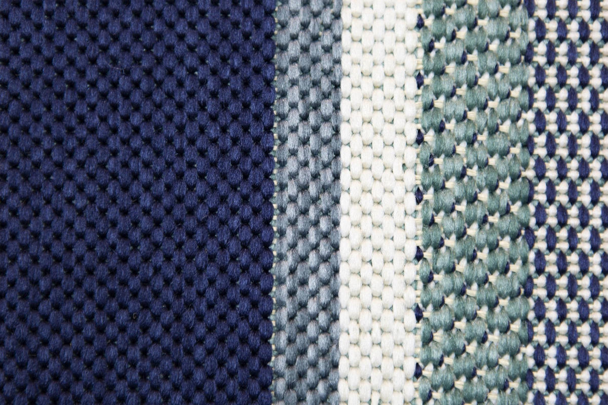 TEPPICH In- Outdoor, fleckenresistent blau - Blau, Textil (80/150cm) - AFK Living