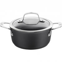 TOPF Schwarz 27/21/13 cm ALBG2LD20D - Schwarz, Metall (20cm) - Ballarini