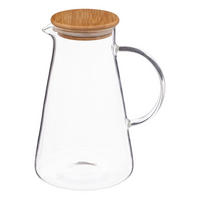 GLASKARAFFE Kanne Chila Transparent 1,5 l 16,8/13/21 cm - Transparent, Glas (1.5L) - Atmosphera Createur d´interieur