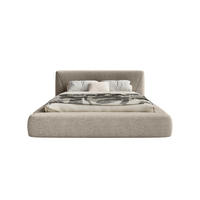 POLSTERBETT Vemmo 180x200 cm, Taupe - Taupe, Textil (180/200cm) - Fedve