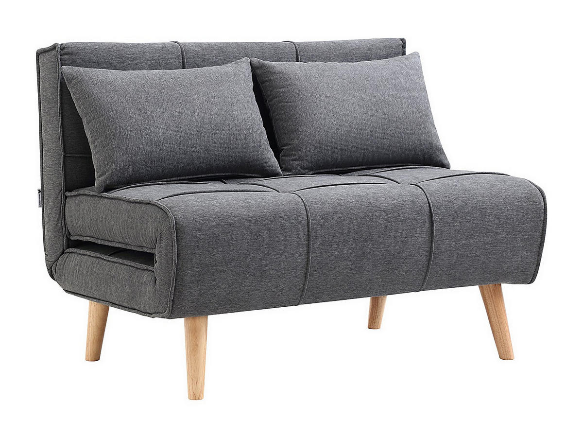 SCHLAFSESSEL - 1 Person - stoff - grau Chila - Grau, Holz/Textil (110/83/76cm) - Vente-Unique
