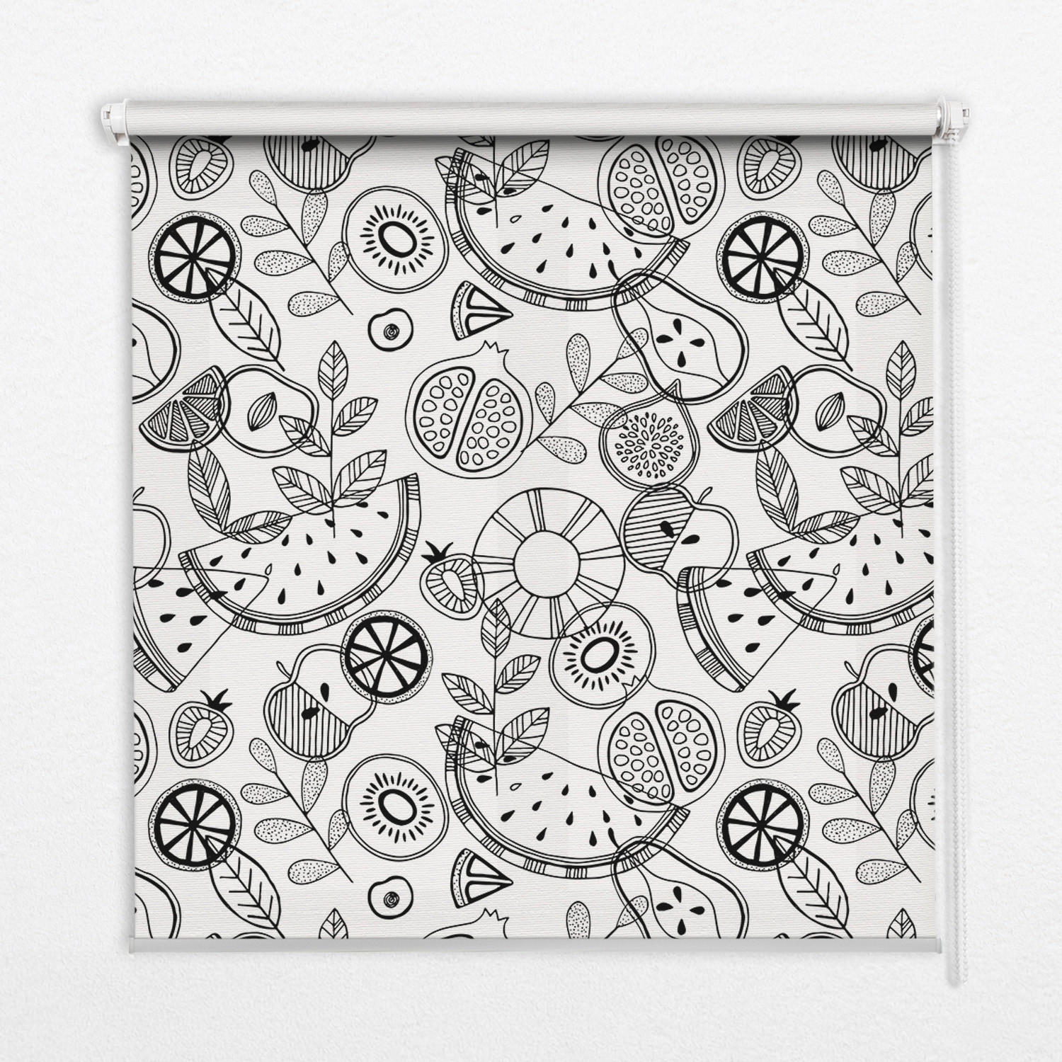 TULUP VNÚTORNÁ roleta - okenná roleta - roleta - 130x140 cm - Nakreslené ovocie
