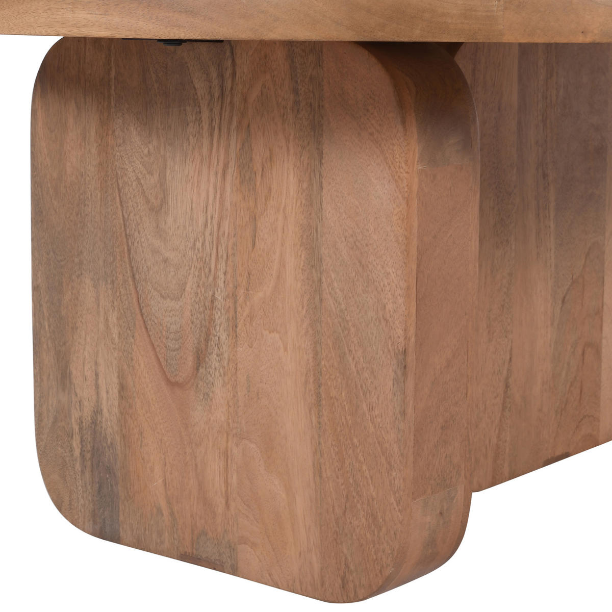 BEISTELLTISCH Rund Braun 80 x 80 x 40 cm - Braun, Holz (80/80/40cm) - Nordlys
