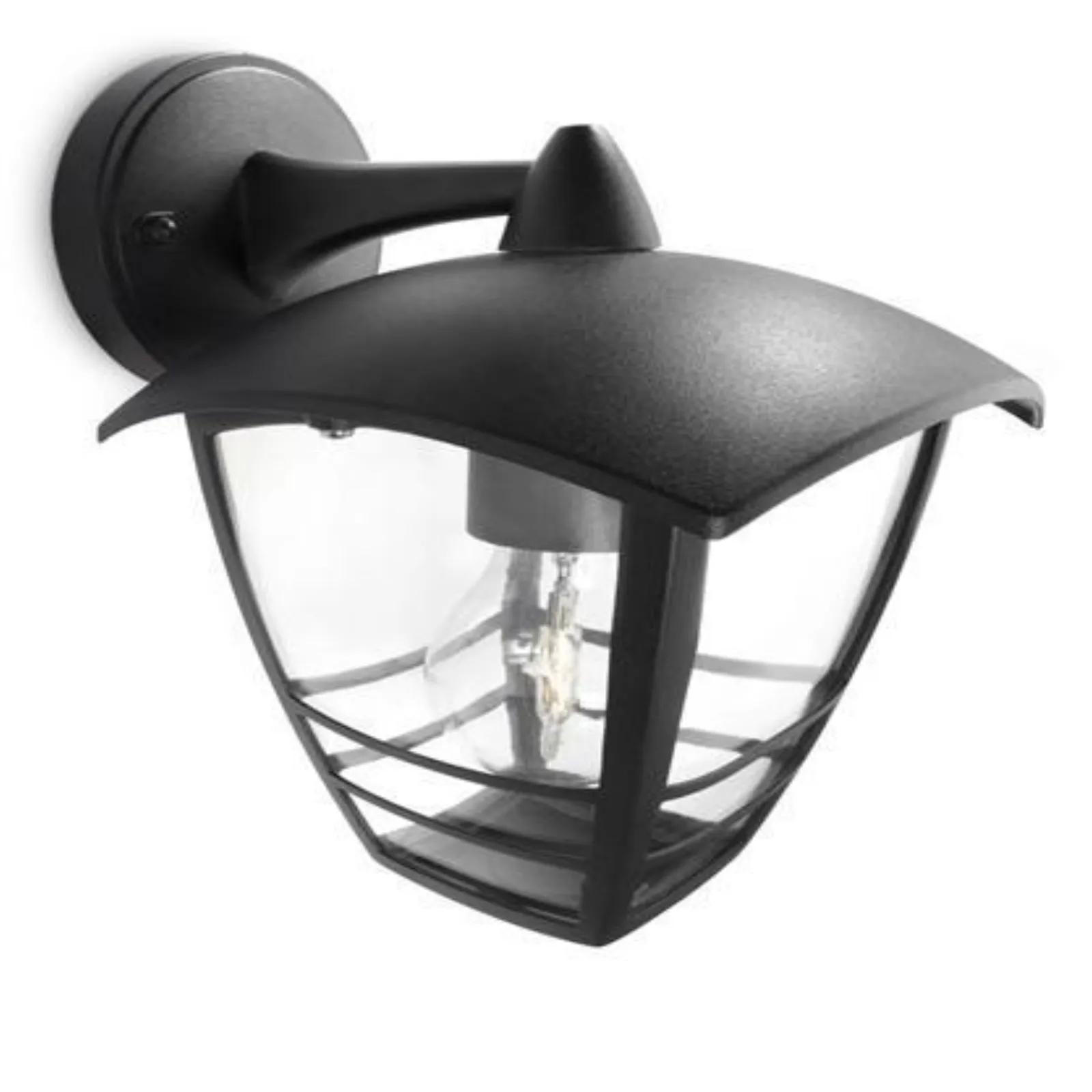 WAND- & DECKENLEUCHTE Schwarz - Schwarz, Metall (20/24/20cm) - Philips