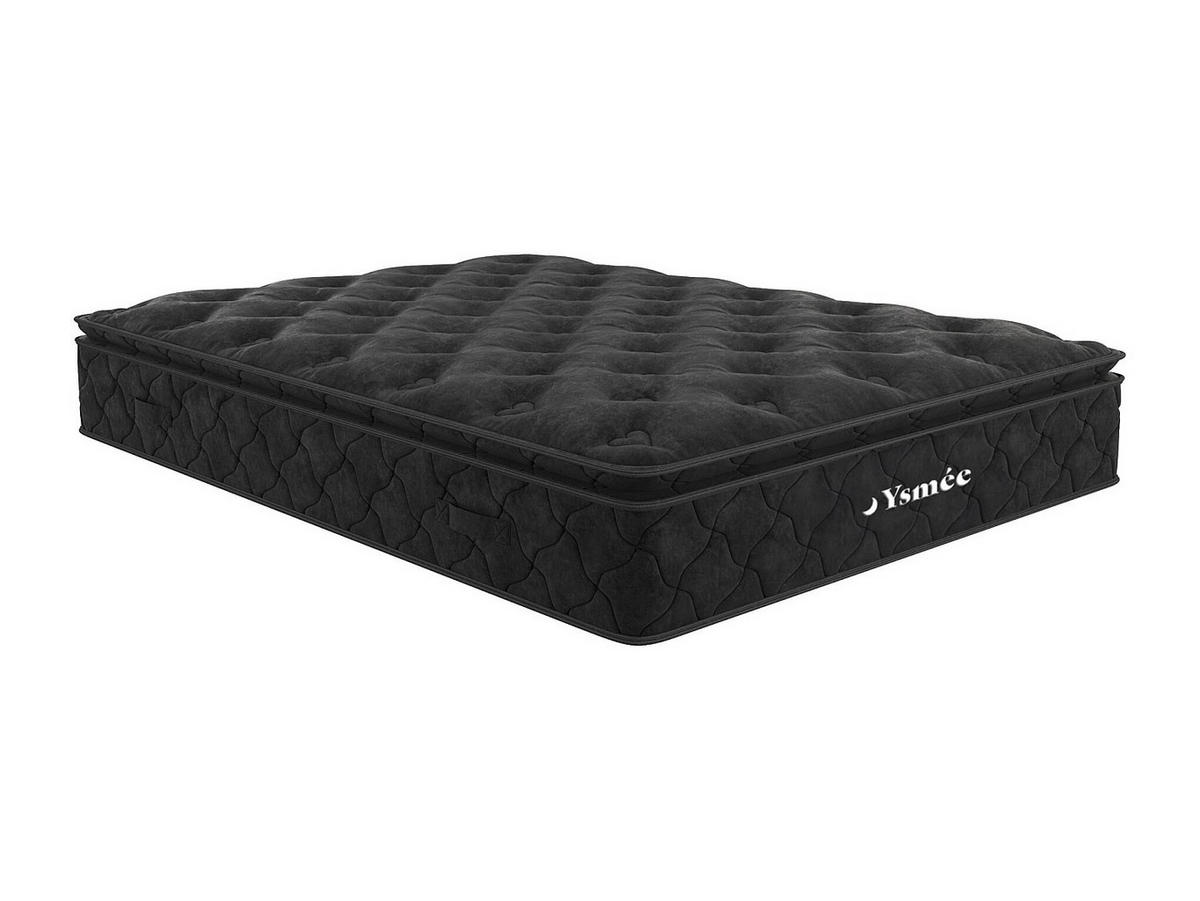 STANDARDMATRATZE - 2 Personen - samt - schwarz Black Dream - Schwarz, Textil (160/200cm) - Vente-Unique