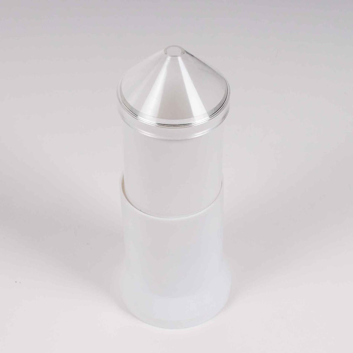 WATTESTÄBCHENVERTEILER - 7/7/18,5 cm - Weiß, Kunststoff (7/18.5/7cm) - Calicosy