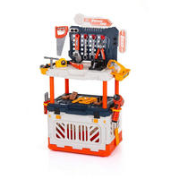 SPIELWERKZEUG Kinderwerkbank 4 in 1 90-teilig bunt 4-in-1, 90-teilig, Spielwerkzeugset, Lichteffekte, Kunststoff - Multicolor, Kunststoff (33/80/54cm) - Chipolino