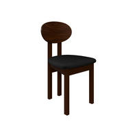 ESSZIMMERSTUHL Divo III - Nussbaumfarben/Schwarz, Holz/Textil (47/85/48cm) - MIRJAN24