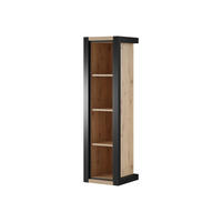 BÜCHERREGAL ATTIVO 35x35x128 cm, Regal Eichefarben - Eichefarben, Holzwerkstoff (35/128/35cm) - MASSENO