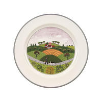 SPEISETELLER JÄGER Design Naif bunt ø 27 cm - Multicolor, Keramik (27cm) - Villeroy & Boch